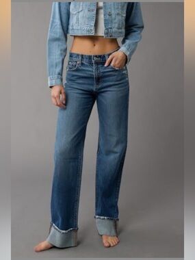 AMERICAN EAGLE | High rise stovepipe jeans | 12R